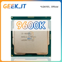 For i5-9600K SRELU SRG11 3.7GHz 6C / 6T 9MB 95W LGA1151 i5 9600K