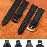 Genuine Leather Watchband for Armani Ar1692 1694 1732 1828 2075 Ax2098 Waterproof Sweat-Proof Soft Comfortable Watch Strap 20 22