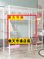獒運方管鋼管大空間貓籠自由空間貓別墅大型繁殖貓舍貓圍欄鴿子籠