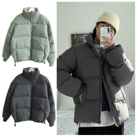 【Dition】韓國防寒麵包外套 機能抽繩鋪棉厚外套(通勤保暖 男女可穿)