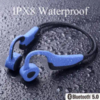 DDJ K7 IPX8 Waterproof Swimming Wireless Bluetooth Headphone MP3 Player Sport Earphone 8G Memory Diving Running for Android Ios