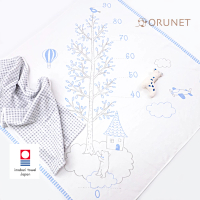 【Orunet】熊寶天空樹身高記錄浴巾(藍色)