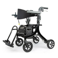 Shopping Trolley Electric Rollator Walker with Seat