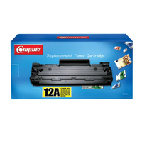 COMPUTE ผงหมึก รุ่น H 12A/C FX9/C FX10 สีดำ