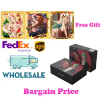 Bargain Price Case Wholesale One Piece Collection Card Japanese Anime Luffy Nami Boa Chooper Booster Box TCG Doujin Hobby Gift