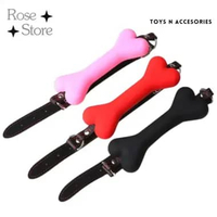 Mouth Gag Bdsm Sumbatan Mulut Motif Tulang untuk Dewasa