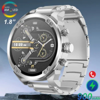 Sports Smart Watch - Call/Track Fitness, Waterproof, BP/HR/SpO2/Sleep, Voice Control - Compatible with Android/iOS