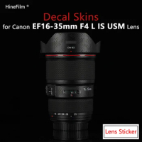 1635 Lens Decal Skins for Canon EF16-35 f4 Lens Protective Film for Canon EF 16-35mm f/4L IS USM Lens Sticker Anti-scratch Cover