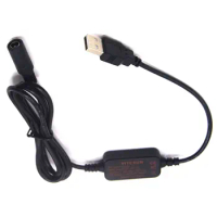 USB Power Bank Cable 5.5*2.1mm Female Fit For Olympus Digital Cameras OM-D E-M5 II 2 E-M1 PEN E-P5