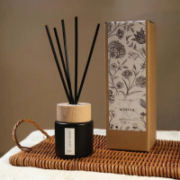GRATIS ONGKIR Reed Diffuser Homelines PREMIUM BLACK 80 ML | Pewangi Ruangan | Pengharum Kamar Mandi
