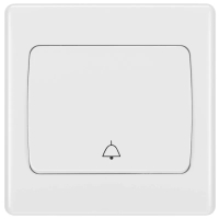 BRITISH GENERAL - BG Neo Slimline系列 無框門鈴 Edge To Edge  單控 1位 10A/10AX PCWH14W 白 香港代理 白