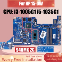 FPI50 LA-H328P For HP 15-DW Laptop Motherboard i3-1005G1 i5-1035G1 940MX 2G L86464-001 L86468-001 L86467-001 Notebook Mainboard