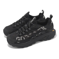 【MERRELL】戶外鞋 Moab Speed 2 GTX BL 1TRL 男鞋 黑 防水 襪套 黃金大底 登山鞋(ML005801)