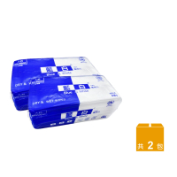 【Mega】2入組 台灣製 超大藍白不織布萬用巾(大掃除抹布 廚房紙巾 一次性浴巾 洗臉巾 乾濕兩用)