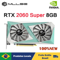 MLLSE RTX 2060 Super 8G Graphics Card Video Card GDDR6 256Bit PCI-E3.0x16 Gaming For NVIDIA GeForce 3DP 3DP HD Slot ETH Mining