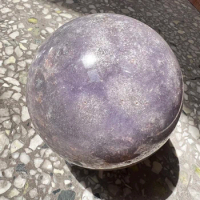 Natural Pink Amethyst Geode Crystal Sphere Stone Ball Room Decor Gemstones Amethyste Chakras Healing Crystals Decoration