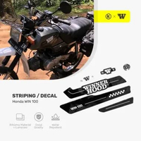 WINNER HOOD - Striping / Decal Motor Honda WIN 100