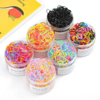 New 500Pcs cô gái colourful cao su đứng một lần ban nhạc quần áo băng đô trẻ em đang chủ ban nhạc tr