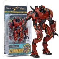 Mô hình hành động NECA Pacific Rim Trung Quốc Bão Đỏ Thiết Bị Phát Sáng Khớp Nối Lưỡi Kiếm Kép Mecha