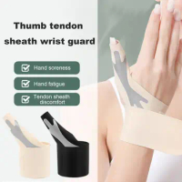 Wrist Guard Ultra-thin Breathable Thumb Wrist Brace with Fastener Tape for Joint Stabilization Spica Splint Support for Pain