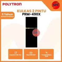 KULKAS 2 PINTU POLYTRON PRM490X ( GARANSI RESMI) MEDAN
