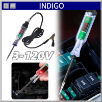 Tespen Digital DC 6V/12V/24V/36V Tester Listrik Mobil Motor Universal, Display Digital, Obeng Tester