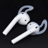 2000x Soft Silicone Headphones Earbuds Hooks for Apple Airpods and Earpods Cover for iPhone Earphone Cases Ear Earbud hook White