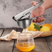 304不銹鋼榨汁機手動水果壓汁器檸檬榨汁器家用手壓水果機