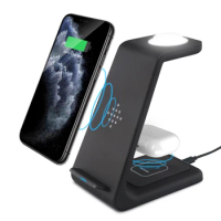 Wireless Charger Stand Qi Fast Charging Dock Station For Samsung Galaxy S20 iPhone 113 12 11 Pro Max Airpods Pro