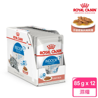 【ROYAL 法國皇家】室內熟齡貓濕糧IN+7W 85GX12包/盒(主食餐包)