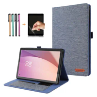 New For Lenovo Tab M9 TB-310FU Case Cloth TPU Solid Flip Protective Case For Lenovo Tab M9 M 9 9'' Tablet Cover +Gift Film