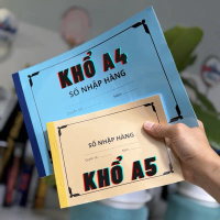 Sổ nhập hàng khổ giấy A4, A5 (50 tờ in 2 mặt) 100 trang
