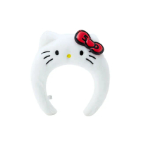 【SANRIO 三麗鷗】Hello Kitty 50周年 絨毛造型髮箍 Hello Kitty 凱蒂貓