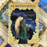Angel Therapy Oracle Cards Archangel Michael Oracle Tarot Cards Deck PDF Guidebook Board Games for Family Party Women Kids Toys