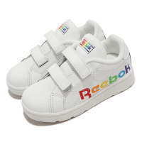 Reebok 休閒鞋 Royal Complete CLN 2 白 彩虹 大童 女鞋 魔鬼氈 小白鞋 FX0109