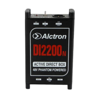 Alctron DI2200N Active DI Box DIRECT BOX Impedance Conversion DI BOX