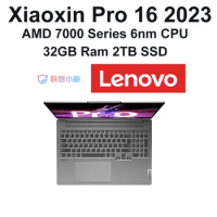 Lenovo Big Size Flagship Laptop Xiaoxin Pro 16 2023 With AMD 7000 OR i9 i7-12700H 16 Inch 2560x1600 MATTE Screen Windows11 Pro