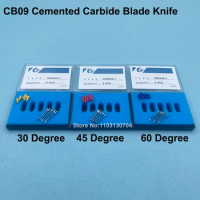 5PCS For Graphte CB09 CB15 Knife Blade CB09UA-5 Cemented Carbide Knife CE5000 CE6000 CE3000 FC8600 FC8000 FC9000 Cutter Plotter