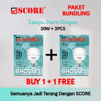 SCORE Lampu LED Shogun 30W 1+1 Hemat Energi Cahaya Terang Optimal SNI Certified Varian 12 16 22 30 4