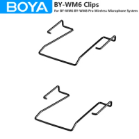 BOYA BY-WM6 Clips 2 pcs Belt Clips for BY-WM6 BY-WM8 Pro Wireless Microphone System