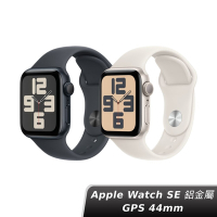 (預購)Apple Watch SE 2024 GPS 44mm鋁金屬-運動型錶帶-M/L
