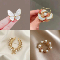 Bros Kupu-Kupu Gaya Korea dengan Variasi Mutiara untuk Hijab & Outfit Stylish