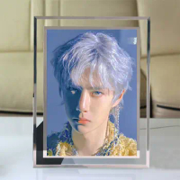 Wang Yibo Photo with Frame Star Celebrity Peripheral Photos Picture Frames Posters Wall Stickers for Desk Decoration