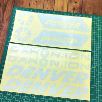 Cutting Stiker Dahon Denver Variasi Sepeda Sticker Frame Aksesoris Batang Outdoor - Motorcycle