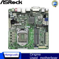 Used original For ASRock IMB-183 LGA1150 H81 Motherboard MINI ITX Industrial Control Board LVDS DC Power Supply