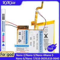 220mAh-400mAh Battery for iPod Nano 2 3 4 5 6 7 4th 5th 6th 7th 2nd Generation 2 Gen 2Gen 3rd 3 Gen 3Gen Nano3 Nano4 Nano5 Nano6
