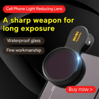 NiSi Ness Mobile Phone Scrim 40.5mm Medium Grey Density Lens nd Lens Filter Filters