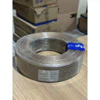 interluc Kabel Transparan Kabel Listrik Serabut Kabel Audio 2x50 50 Meter full Premium Kabel