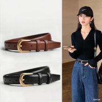 Thắt lưng da nữ 2.5cm phiên bản mảnh｜Khoá kim găm ẩn｜Cần thiết cho di chuyển｜Phối cùng quần tây/váy 
