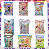 New Sylvanian Families Anime Figures Magic Dress Up Cake Blind Box Ternurines Sylvanian Families Anime Lucky Bag Children Toys